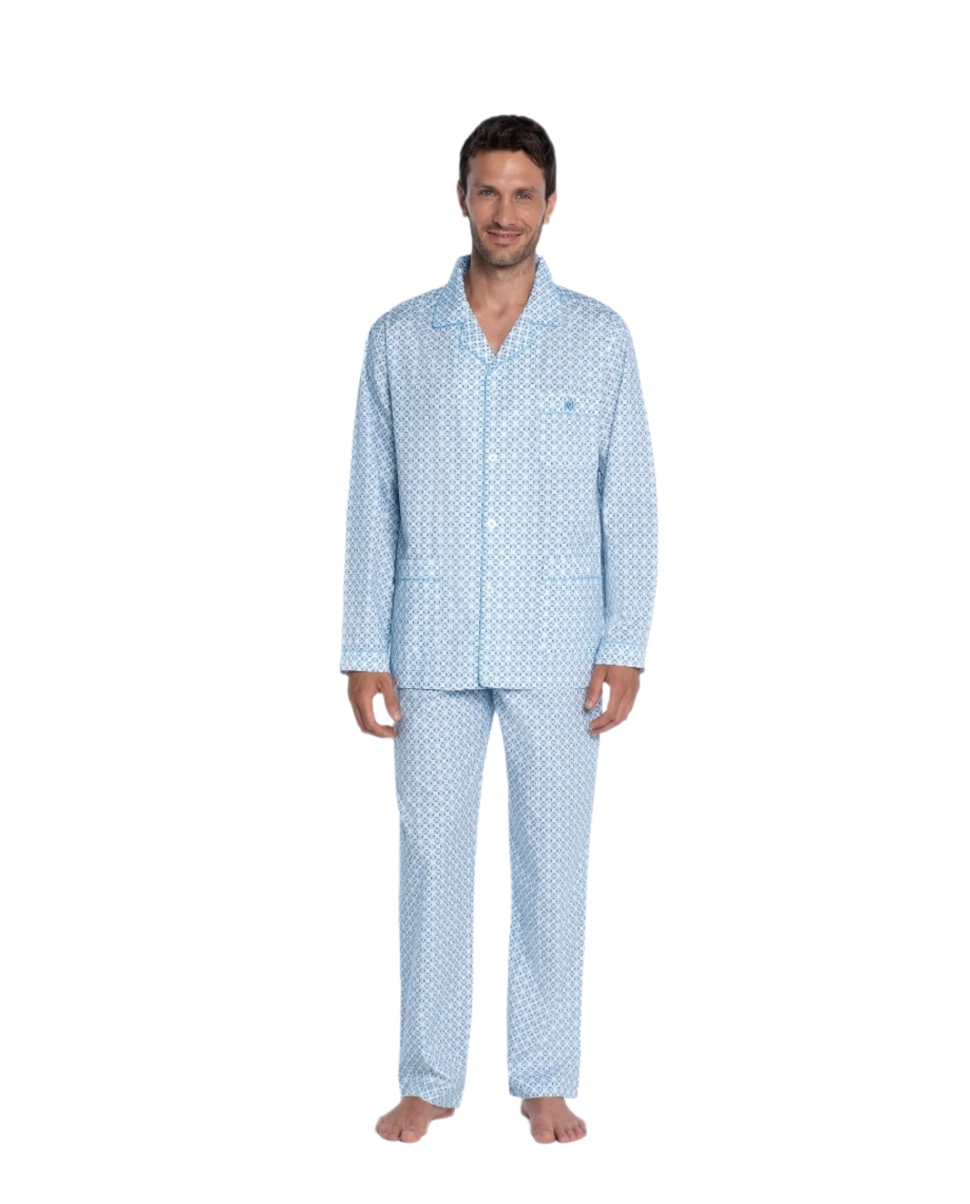 Printed Pyjamas Light Blue Small - Main Image