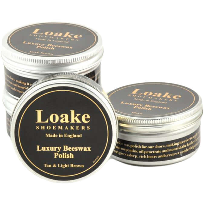 Loake | Beeswax Shoe Polish | Colour: BLACK, TAN, MAHOGANY