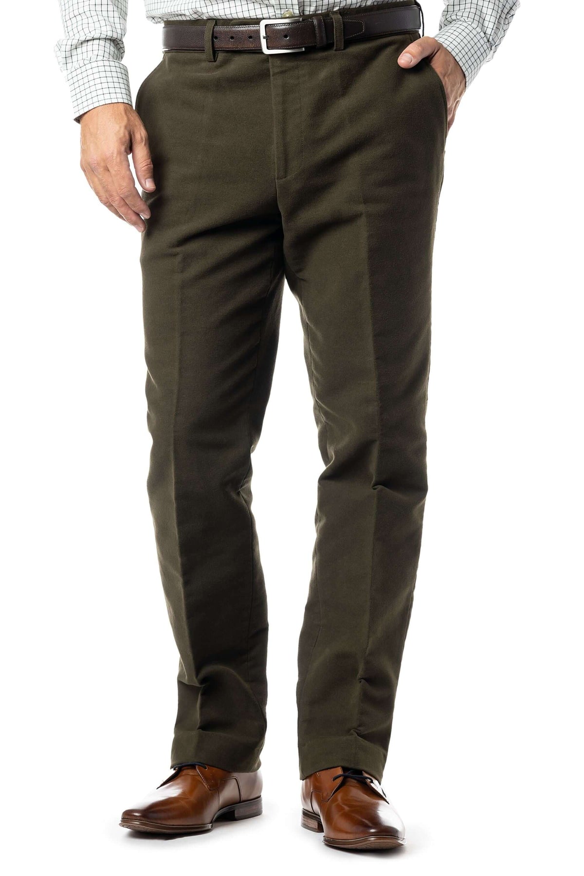Men’s moleskin trousers fit guide