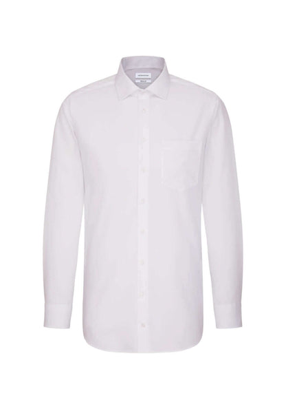 Seidensticker - Easy Care Cotton Shirt | Regular Fit | Extra Long Sleeve - Colour: White