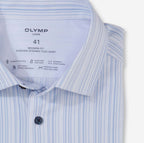 Olymp - Luxor 24/SEVEN Stripe Shirt - Colour: Blue/White