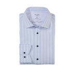 Olymp - Luxor 24/SEVEN Stripe Shirt - Colour: Blue/White