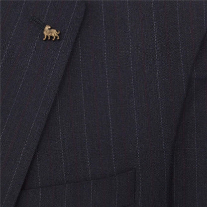 Magee - Mix & Match Pinstripe Wool Suit Jacket - Colour: Navy Pinstripe