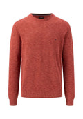 Fynch Hatton - Crew Neck Cotton Pullover - Colour: Orient Melange