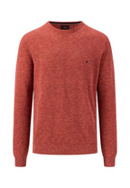 Fynch Hatton - Crew Neck Cotton Pullover - Colour: Orient Melange