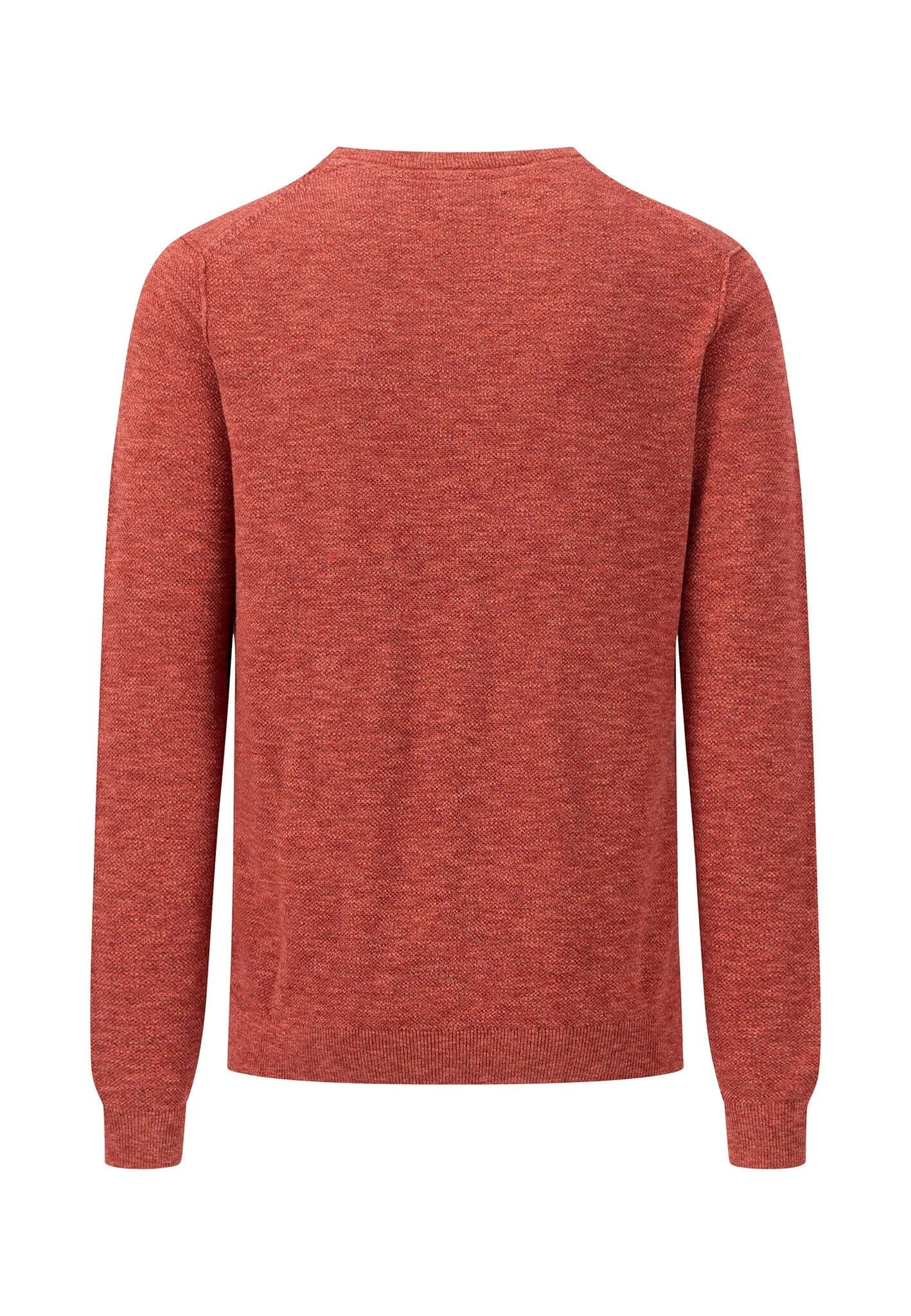 Fynch Hatton - Crew Neck Cotton Pullover - Colour: Orient Melange