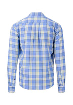 Fynch Hatton - Button Down Check Shirt - Colour: Crystal Blue Check
