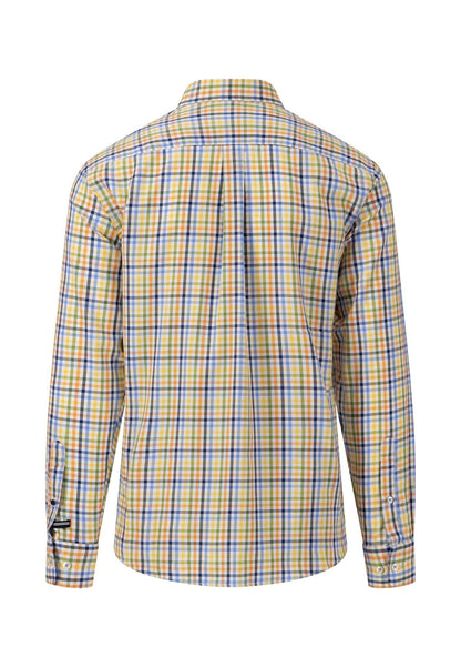 Fynch Hatton - Button Down Check Shirt - Color: Green Leaf Check