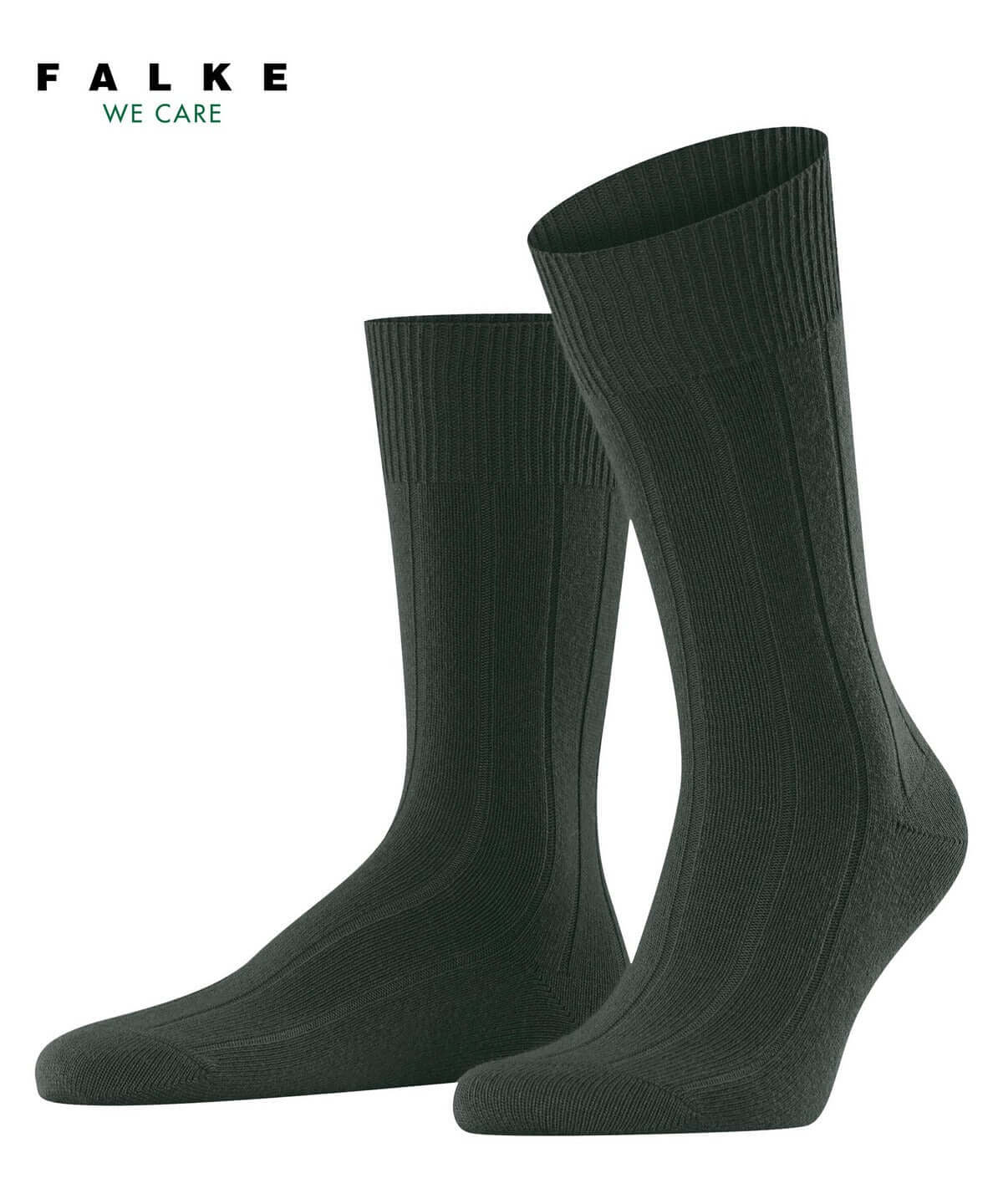 Falke - Lhasa Cashmere Blend Sock - Colour: Forest