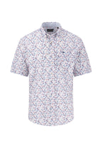 Short Sleeve Flower Print Shirt
