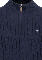 1/4 Zip Cable Pullover
