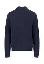 Buttoned Shawl Collar Cardigan