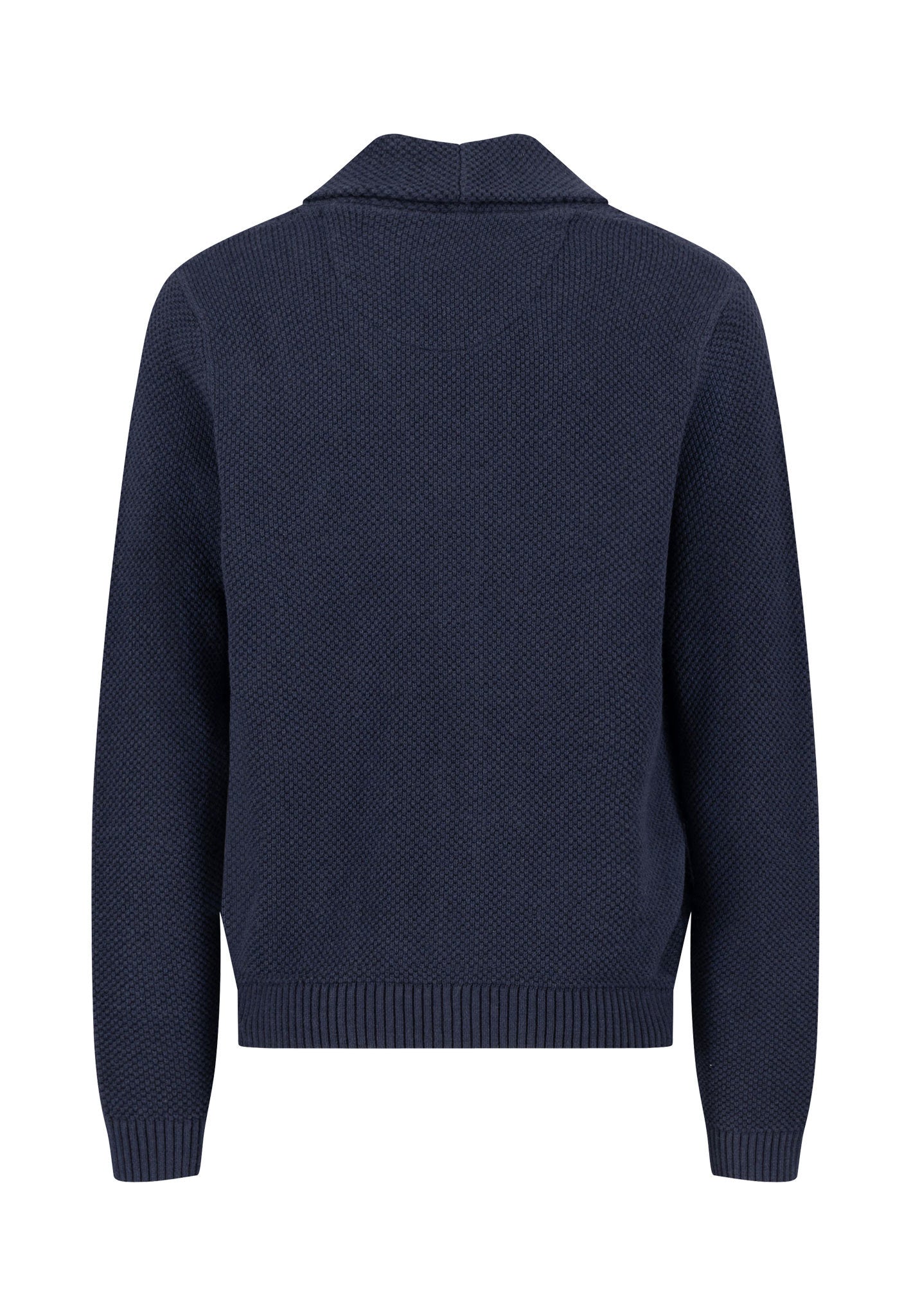 Buttoned Shawl Collar Cardigan