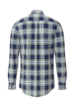 Fynch-Hatton Large Check Shirt in Dark Leaf – back view