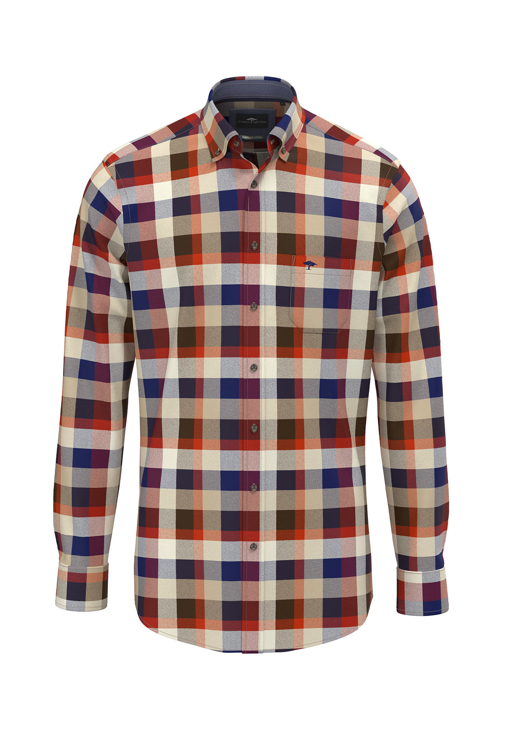 Square Flannel Check Shirt