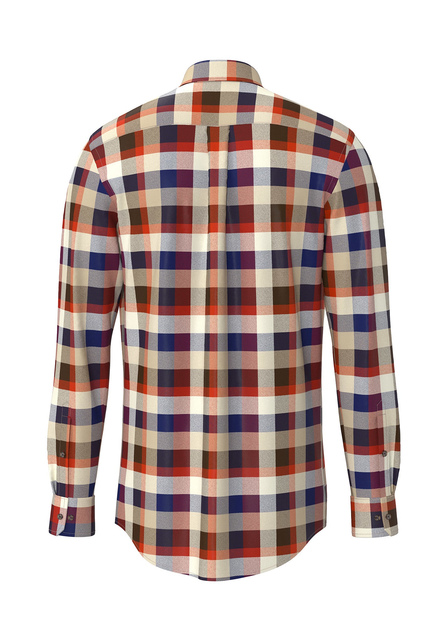 Square Flannel Check Shirt