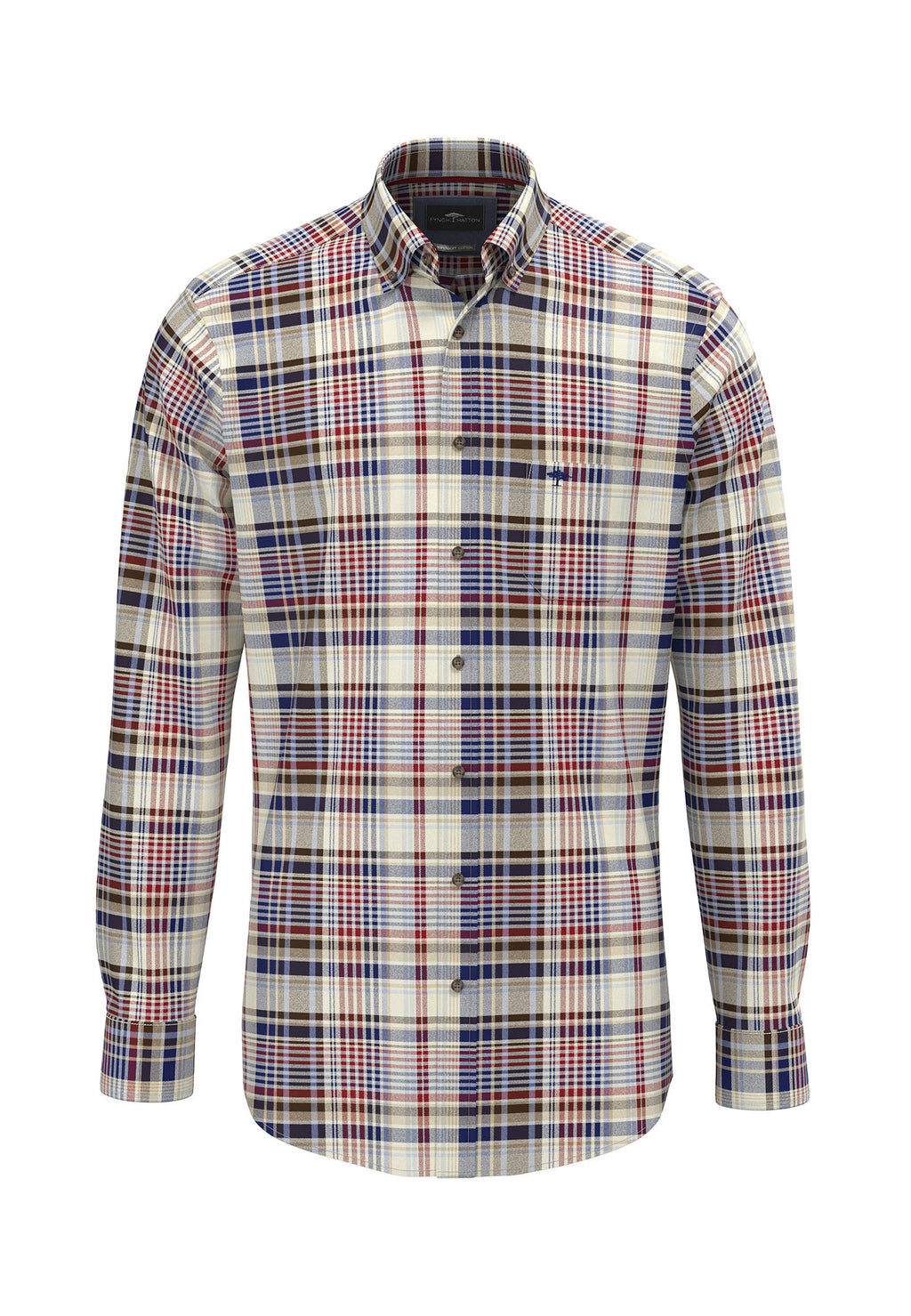Square Flannel Check Shirt