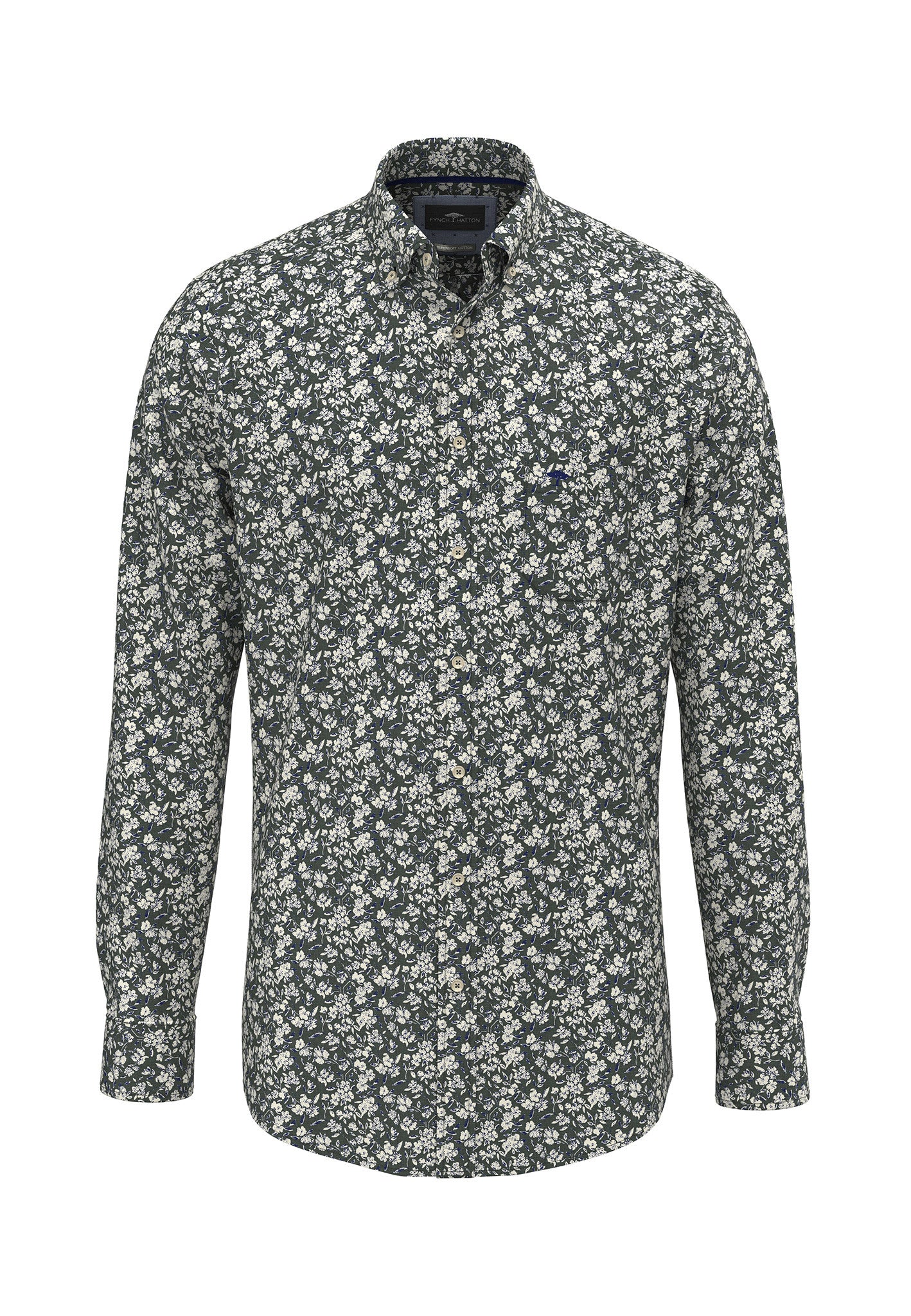 Winter Flower Print Shirt