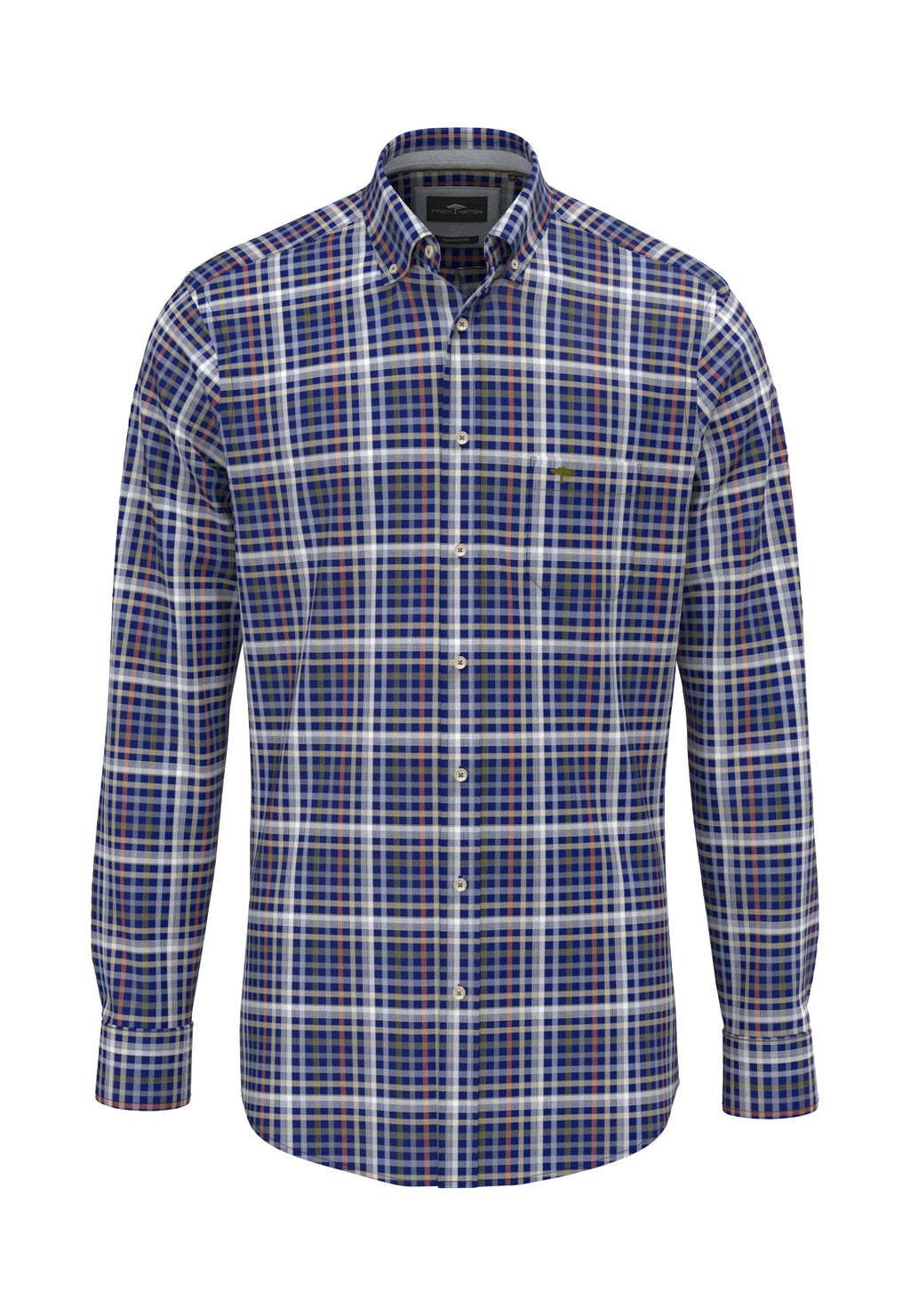 Fynch-Hatton Heritage Oxford Check Button-Down Shirt - 16098760-661 image 1