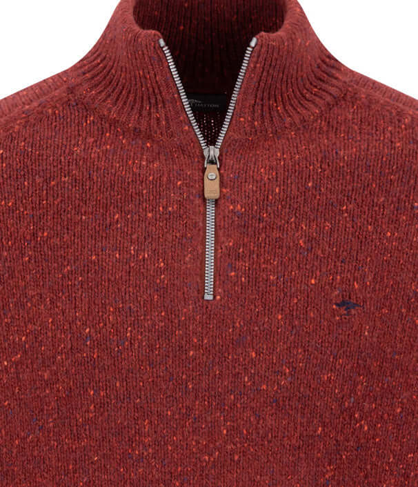 Fynch-Hatton Donegal Half Zip Jumper - 1610346-346 image 3