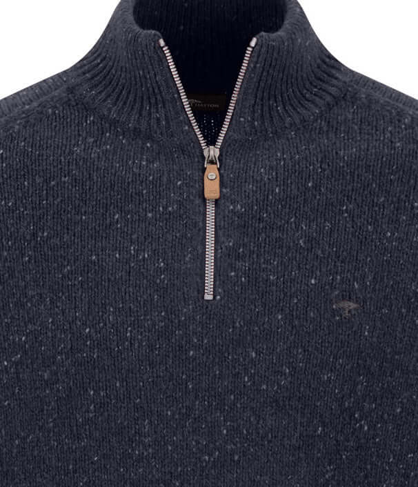 Fynch-Hatton Donegal Half Zip Jumper - 1610346-690 image 3