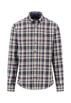 Fynch-Hatton Colourful Flannel Check Button-Down Shirt - 16105510-748 image 1