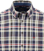 Fynch-Hatton Colourful Flannel Check Button-Down Shirt - 16105510-748 image 3