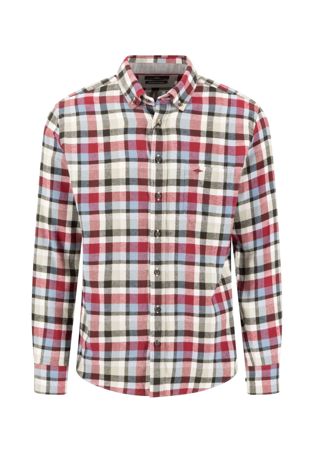 Fynch-Hatton Flannel Check Button-Down Shirt - 16106310-346 image 1