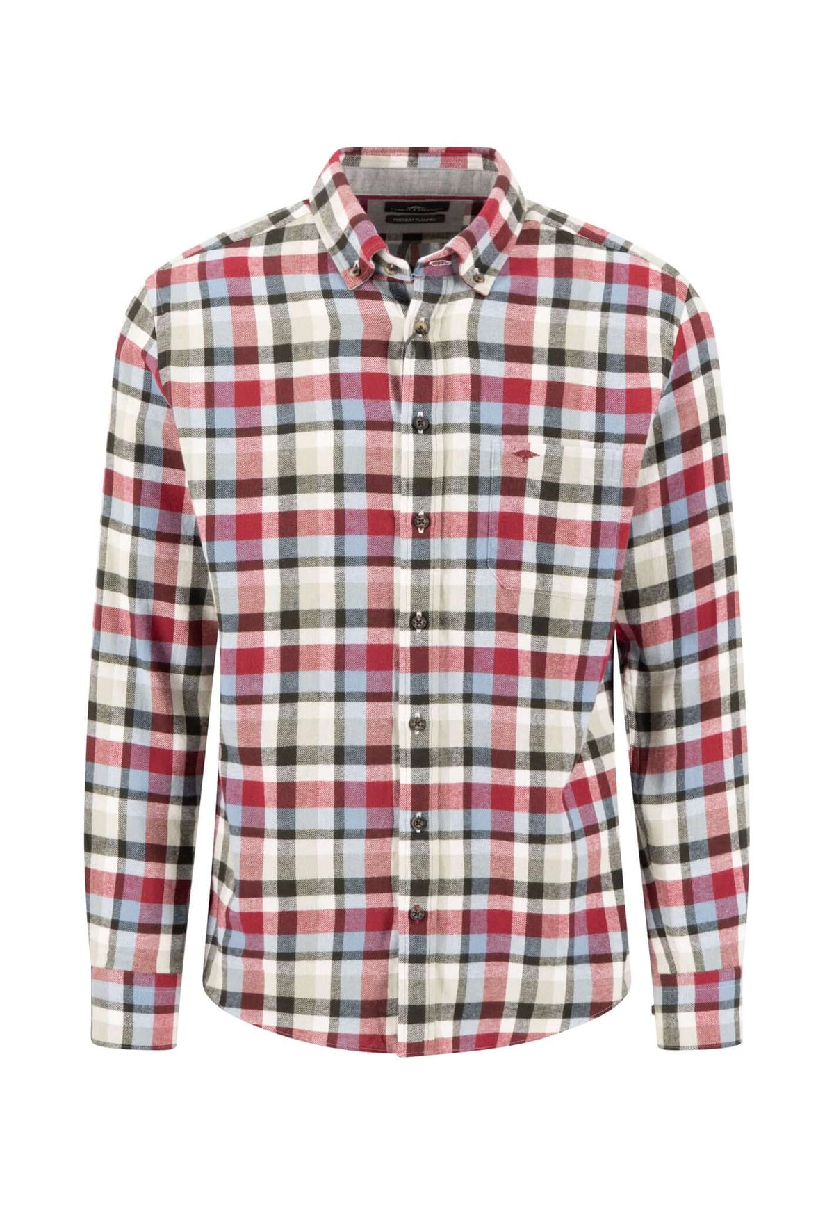 Fynch-Hatton Flannel Check Button-Down Shirt - 16106310-346 image 1