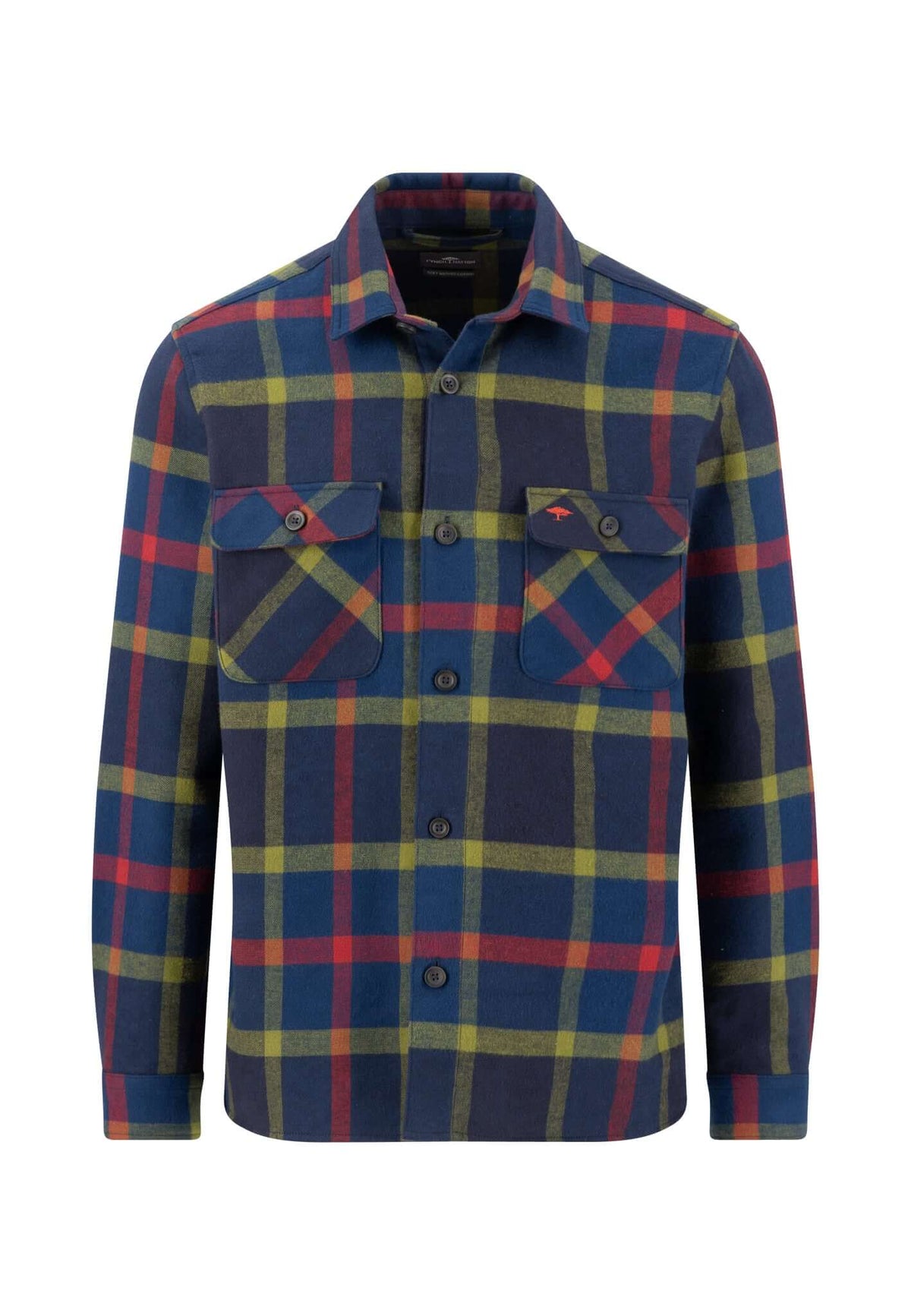 Fynch-Hatton Flannel Check Overshirt - 16108944-685 image 1