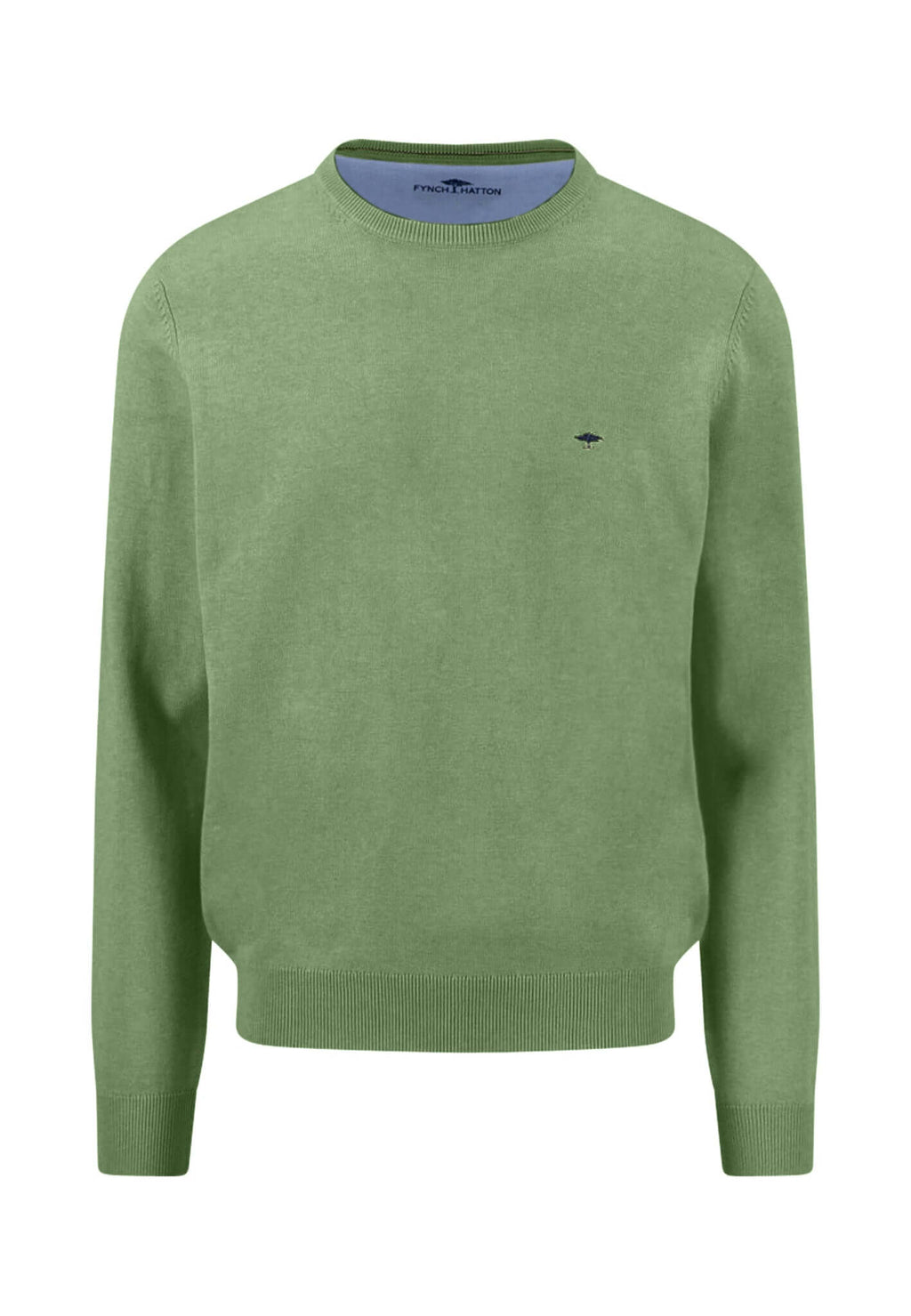 Cotton Crew Neck Pullover