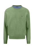 Cotton Crew Neck Pullover