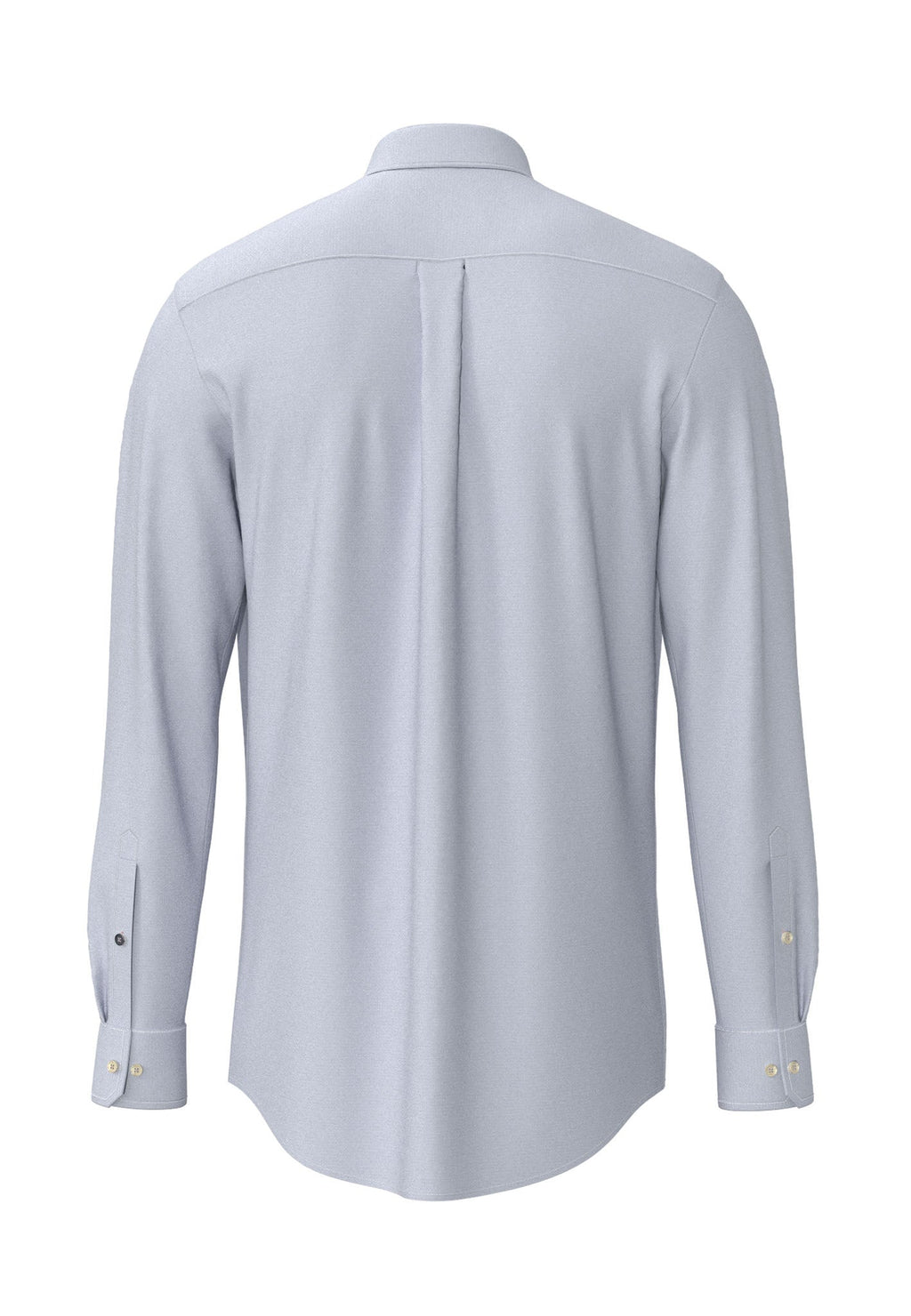 Fynch-Hatton Oxford Button-Down Shirt in Harbour Blue – back view