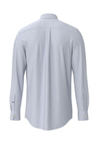 Fynch-Hatton Oxford Button-Down Shirt in Harbour Blue – back view