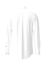 Fynch-Hatton Oxford Button-Down Shirt in White – back view