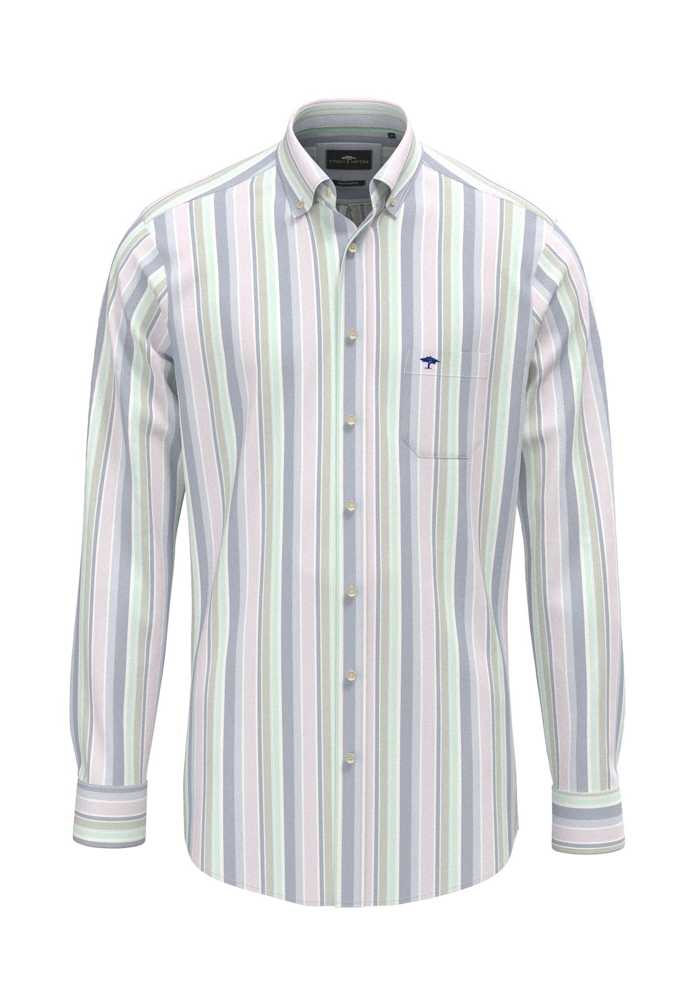 Button Down Oxford Stripe Shirt