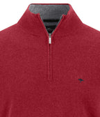 Fynch-Hatton Merino Cashmere Half Zip Jumper - 1614802-346 image 3