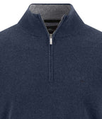 Fynch-Hatton Merino Cashmere Half Zip Jumper - 1614802-661 image 3