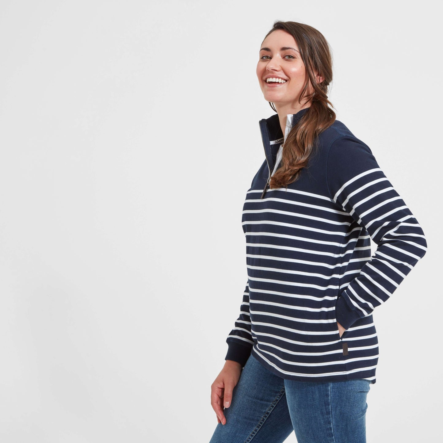 Schoffel - Hope Cove 1/4 Zip Sweatshirt - Colour: Navy