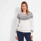 Schoffel - Shetland Fairisle Sweater - Colour: Blush / Arctic