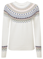 Schoffel - Shetland Fairisle Sweater - Colour: Blush / Arctic