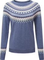 Schoffel - Shetland Fairisle Sweater - Colour: Slate Blue