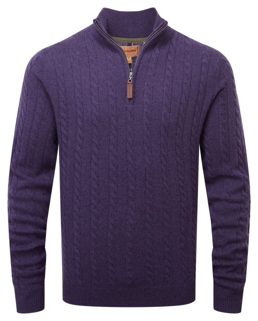 Schoffel - Tain Lambswool 1/4 Zip - Size: Medium