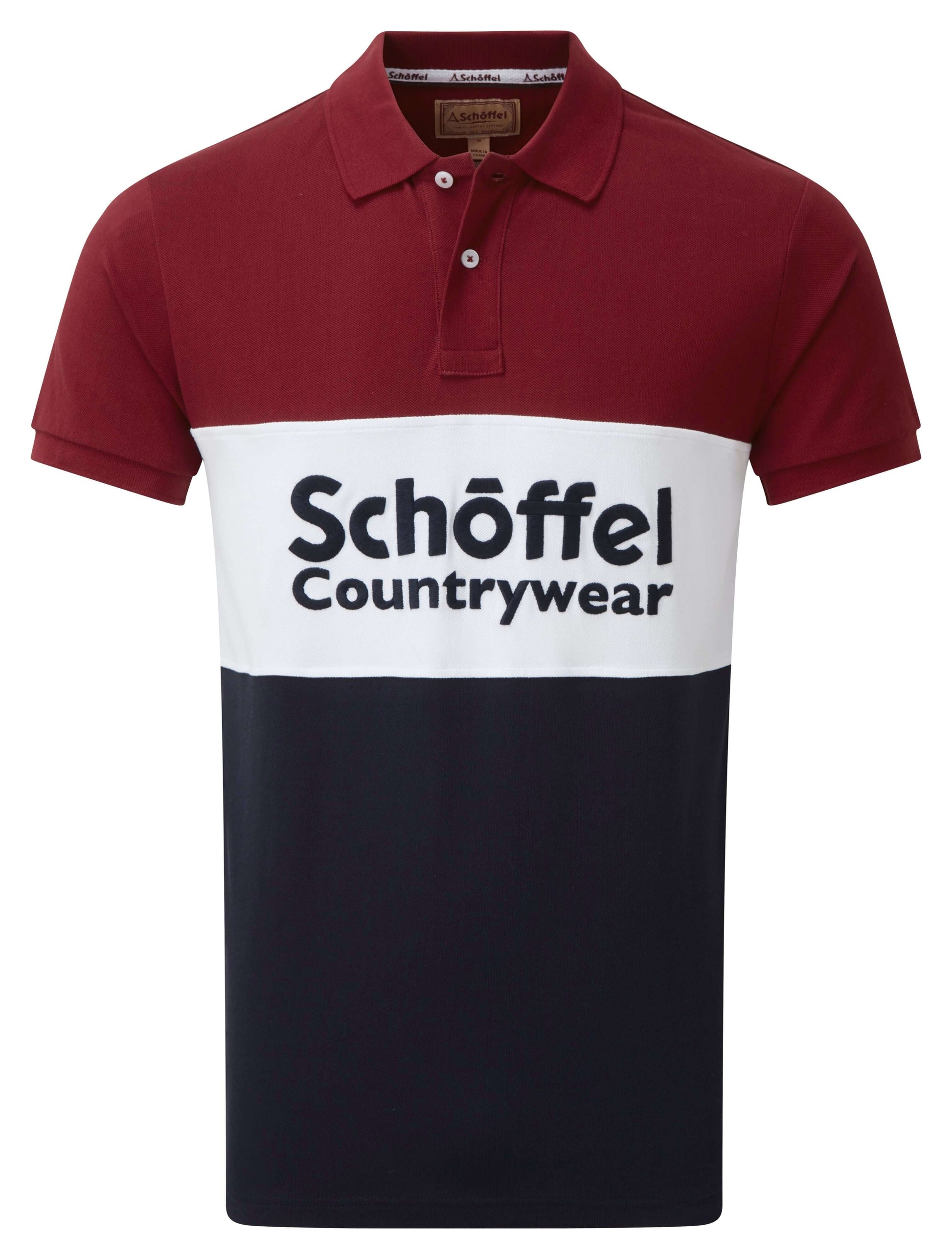 Schoffel - Exeter Heritage Polo Shirt - Colour: Bordeaux