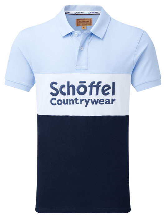 Schoffel - Exeter Heritage Polo Shirt - Colour: Pale Blue