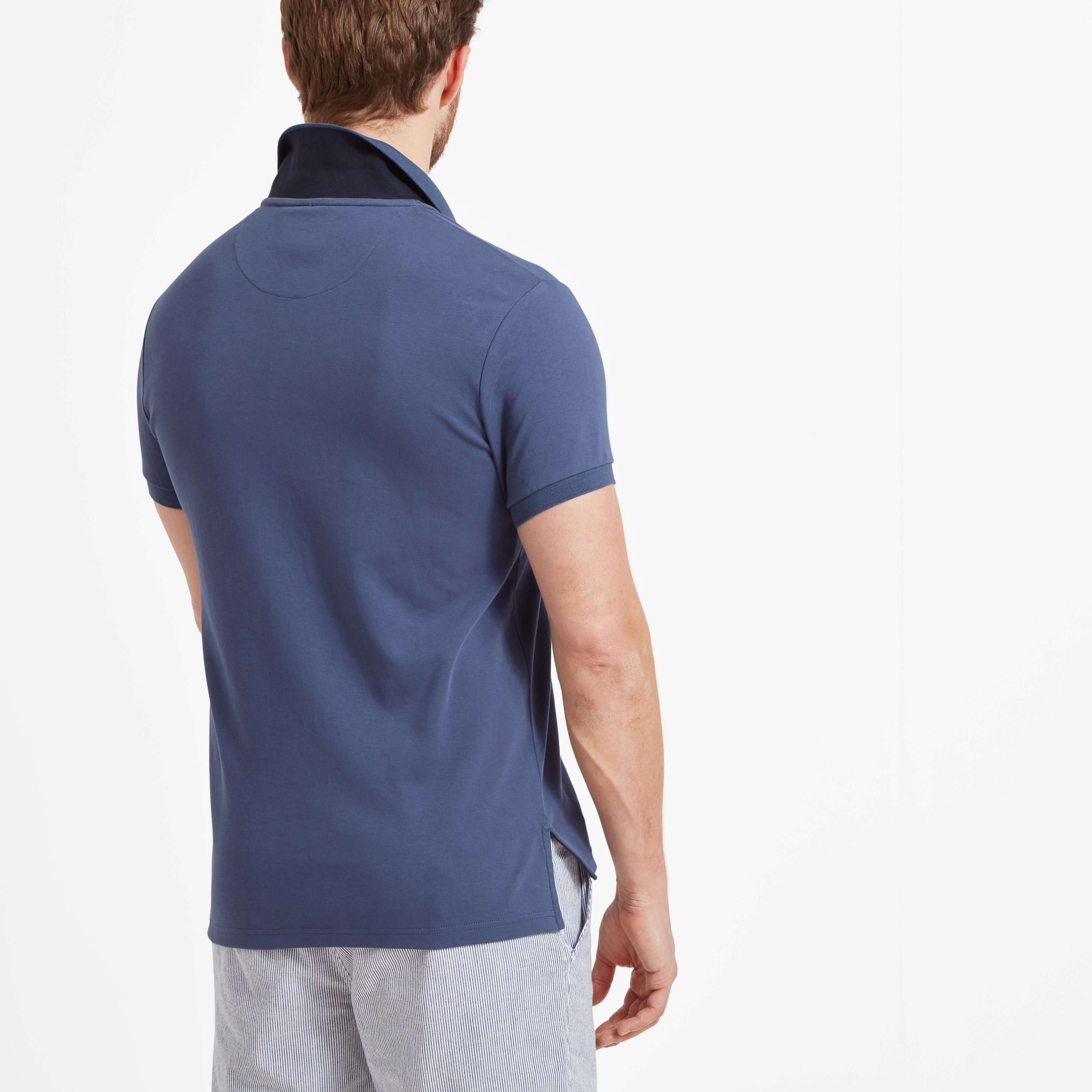 Schoffel - St Ives Jersey Polo Shirt - Colour: French Navy