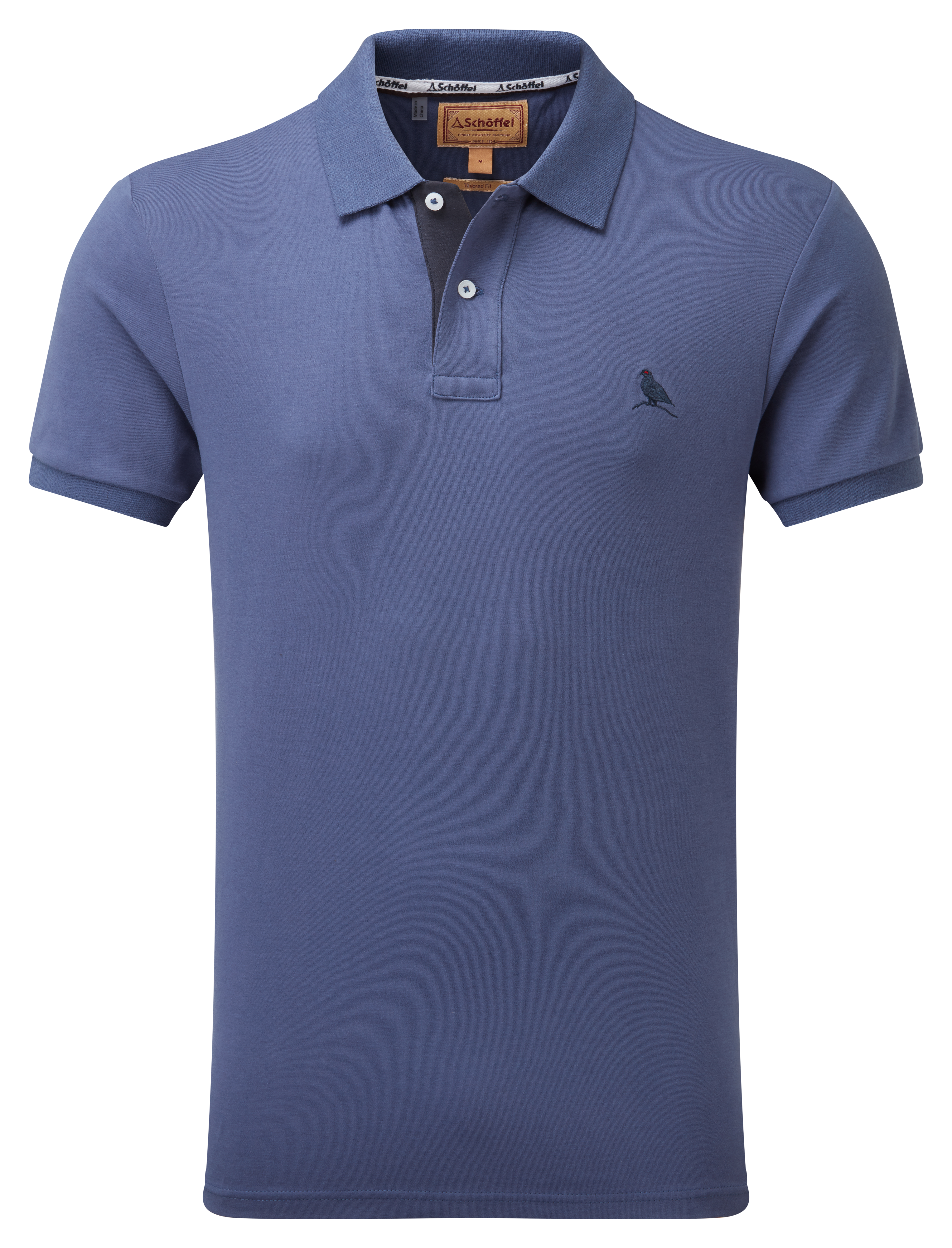 Schoffel - St Ives Jersey Polo Shirt - Colour: French Navy
