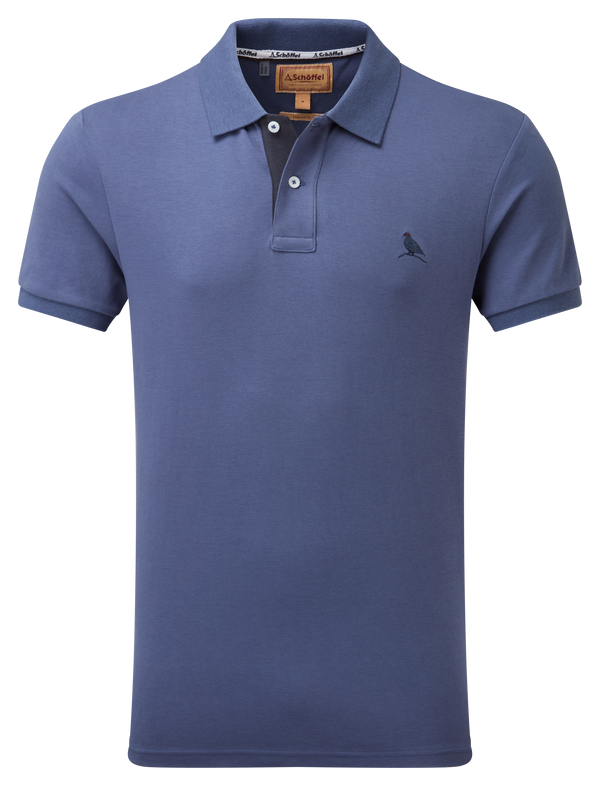 Schoffel - St Ives Jersey Polo Shirt - Colour: French Navy