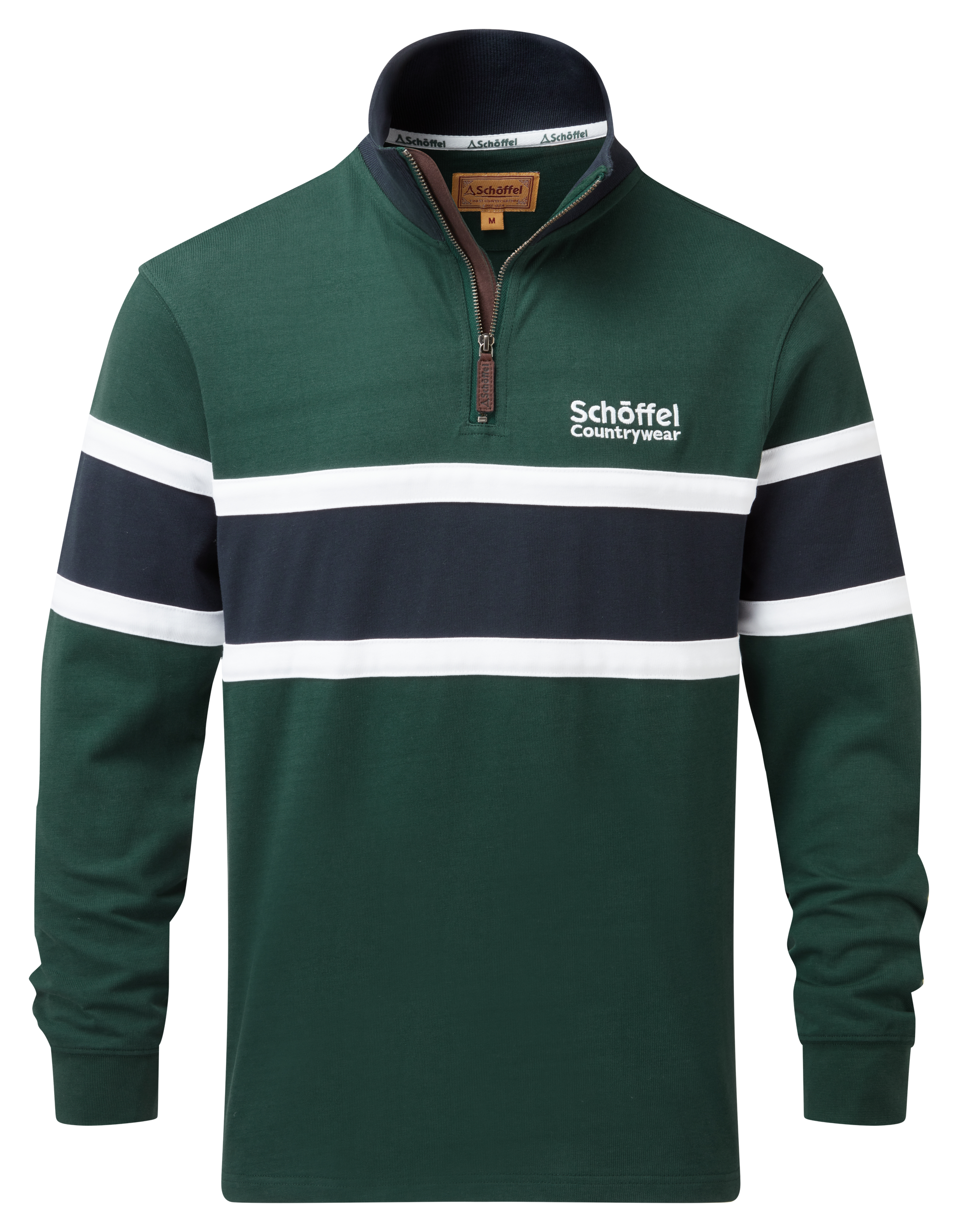 Schoffel - Exmouth Heritage Sweat Shirt - Colour: Pine / Navy