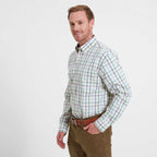 Schöffel Brancaster purple, green and blue check shirt, additional view
